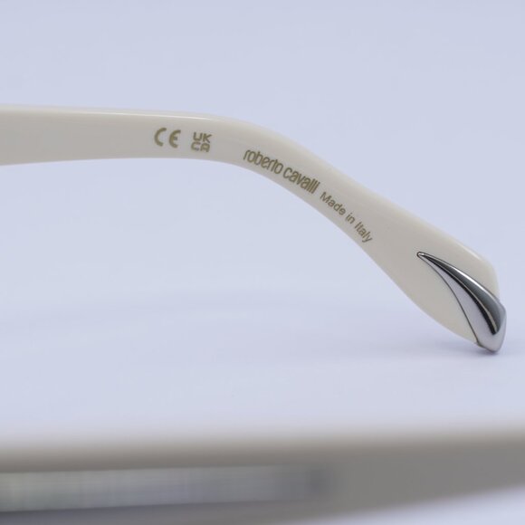 Roberto Cavalli SRC002S 09X7 Sunglasses - Beige Frame, Grey Lenses main image 4